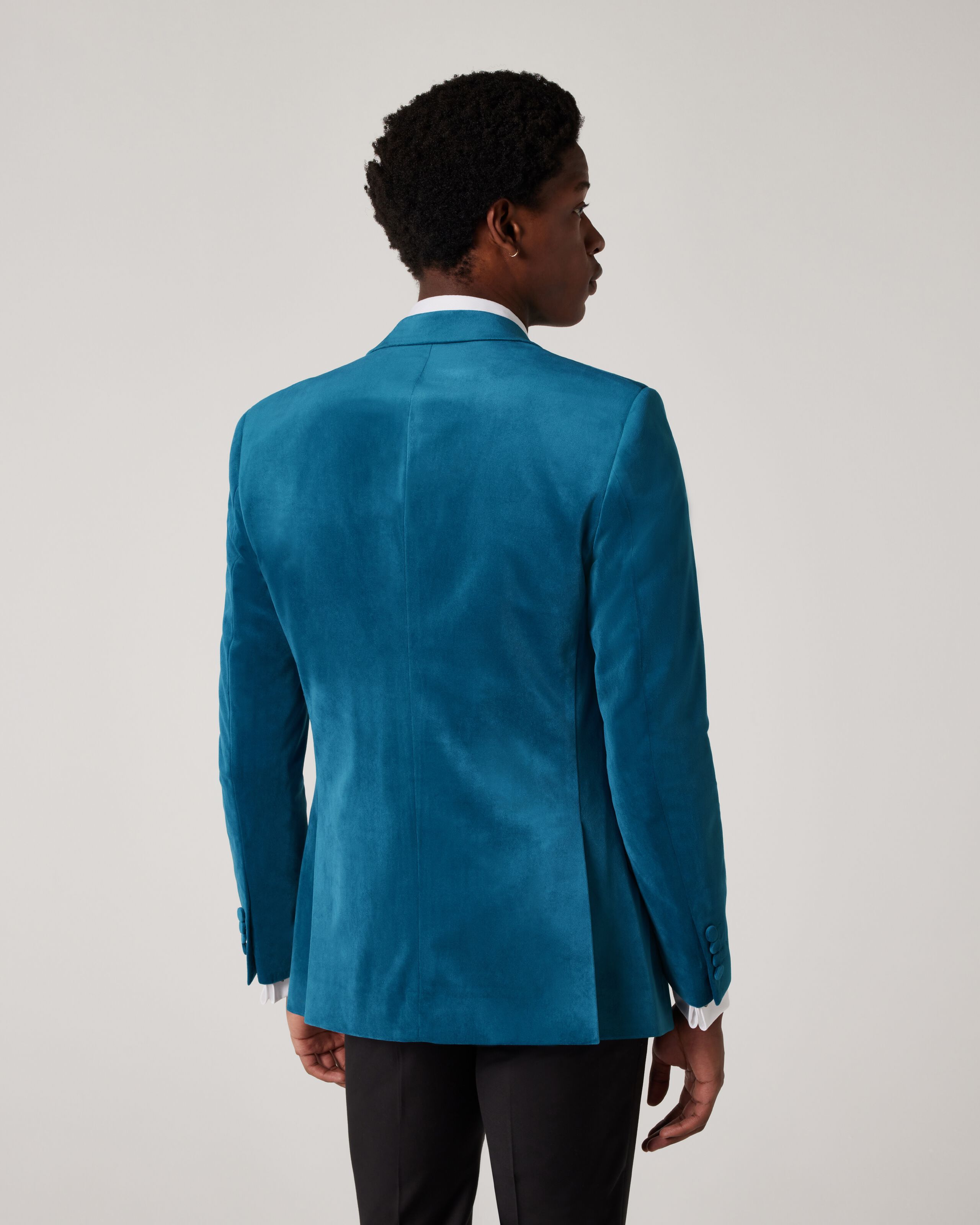 Politix blue sale velvet jacket